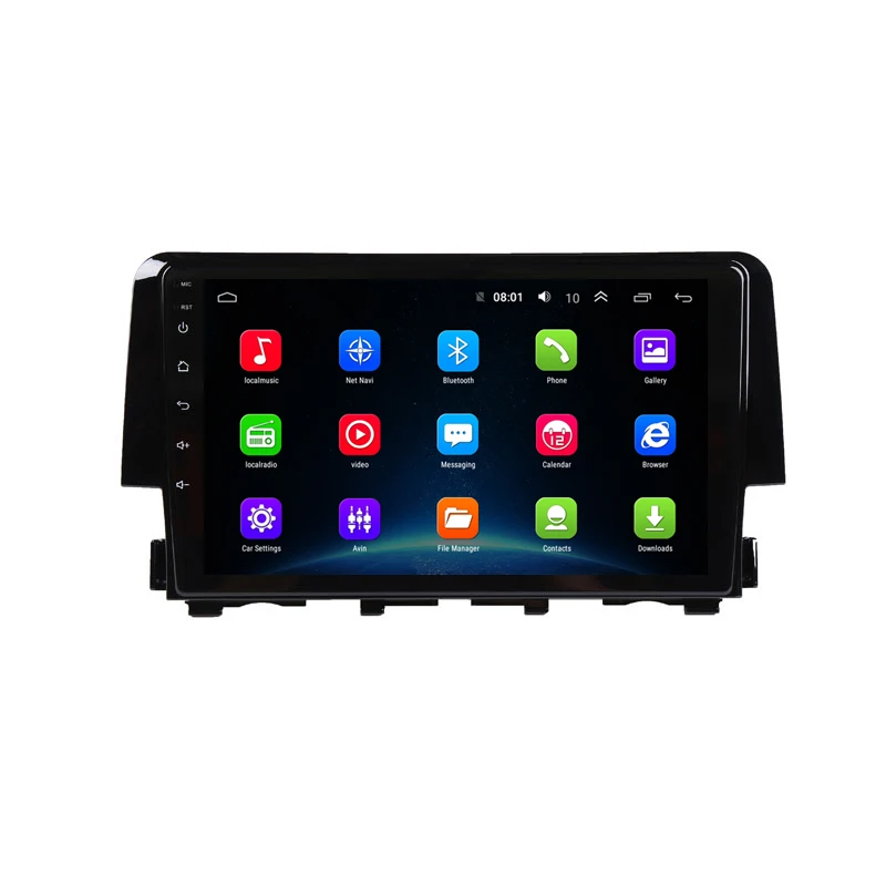 Best 9" 2G RAM 32G ROM Android 9.1 Car DVD Video Player GPS For honda CIVIC 2016 audio car radio stereo navigation headunit wifi 4