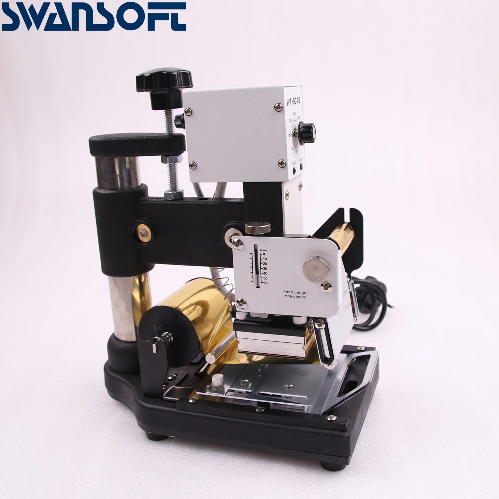  SWANSOFT PVC Card Invitation Card Hot Stamping Machine WT-90AS Membership Card Hot Stamping Machine - 10000045646416