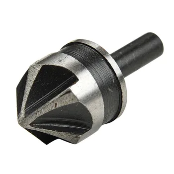 

3pcs/lot Tapper Hexagonal Handle with Five Edges Countersink Drill Chamfer Bit Hex Shank Carpentry Woodworking Cutting Cutter