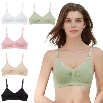 

Sports Bra Women Fitness Tops Seamless Bra Women Solid Quick Dry Padded Seamless Gym Crop Top Women Push Up Sport Bra Tops