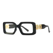 

Square Anti Blue Light Blocking Glasses Womans Optical Prescription Clear Lens Small Frames Women Transparent MeEyeglasses UV400