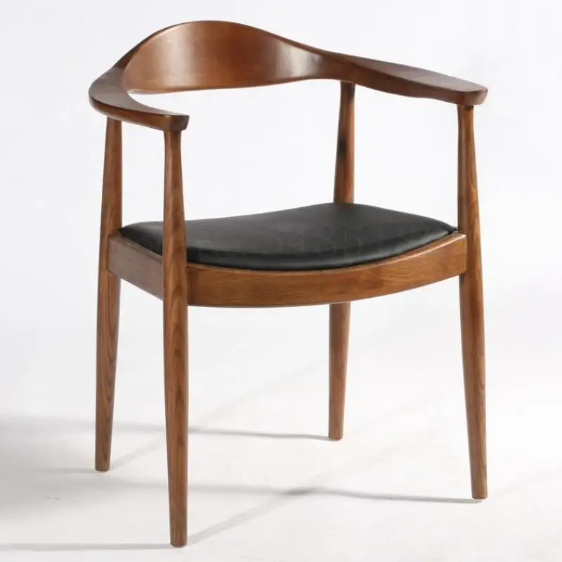 Прямая поставка с фабрики скандинавский простой стул президент из массива