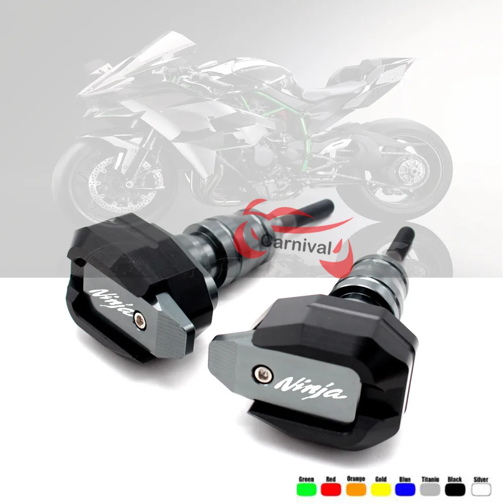 Подходит для Kawasaki NINJA 300 250 400 650 ZX6R 636R ZX10R H2 H2R защита от падения Рамка слайдер