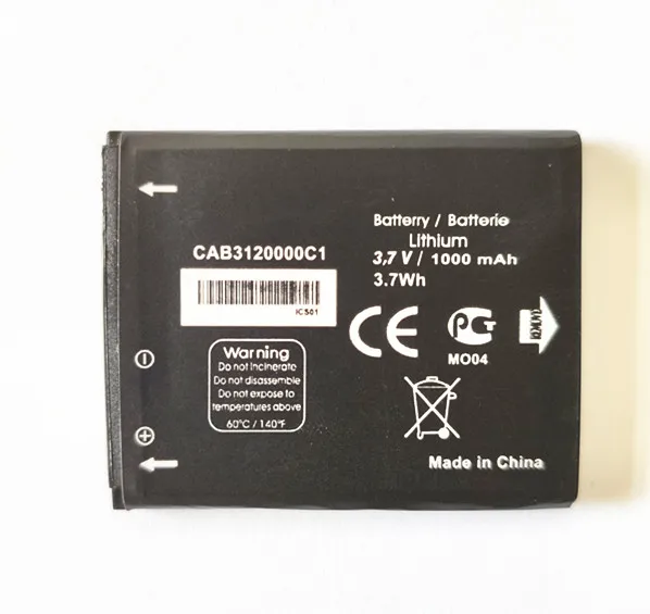 AZK CAB3120000C1 CAB23A0000C1 1000 мАч 3,7 в литий-ионный аккумулятор для Alcatel One Touch 768 OT710 OT888A OT880A Билайн Двойной аккумулятор