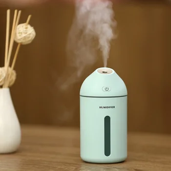 

320ML Cute Warm Light LED Air Humidifier Diffuser Purifier Atomizer essential oil diffuser aroma mist maker Xiaomeng humidifier
