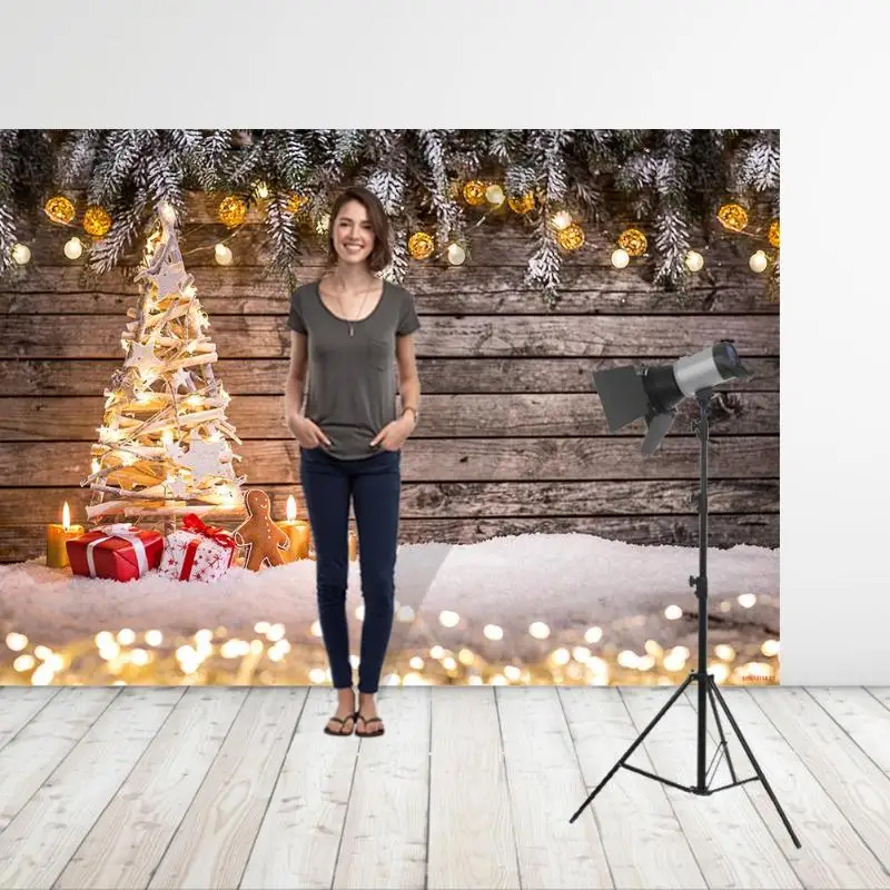 Фоны для фотосъемки Рождественский фон занавеска ткань новогодний фон для фотосъемки детей Товары для фотосъемки украшение дома