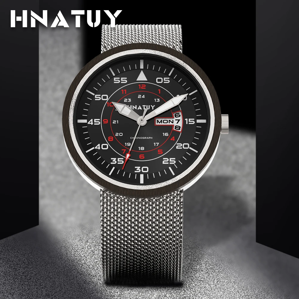 Hnatuy мужские часы наручные s 50 м водонепроницаемые простые деревянные