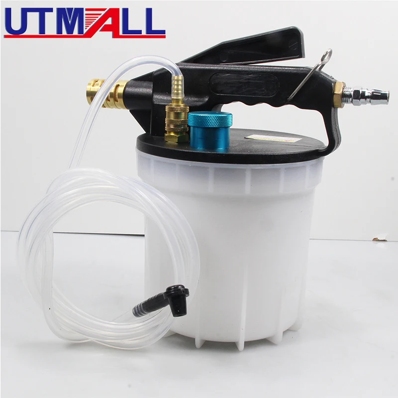 UTMALL Pneumatic Air Pressure Brake Bleeding Kit Brake Oil and Fluid Extractor Bleeder Replacement Tools 