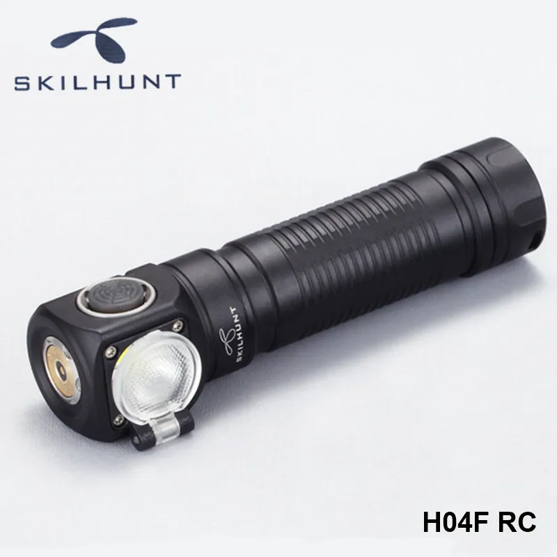 Skilhunt H04RC H04FRC H04RRC Магнитная перезаряжаемая Рабочая головная лампа носимая головная повязка 18650 Cree светодиодный фары с магнитной крышкой