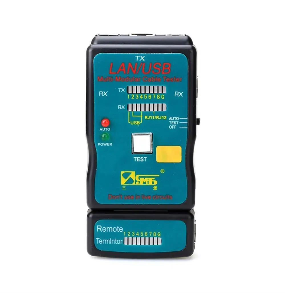CT 168 многомодульная сеть RJ45 Cat5 RJ11 Ethernet горячий кабель LAN USB тест er и кабель|Детали