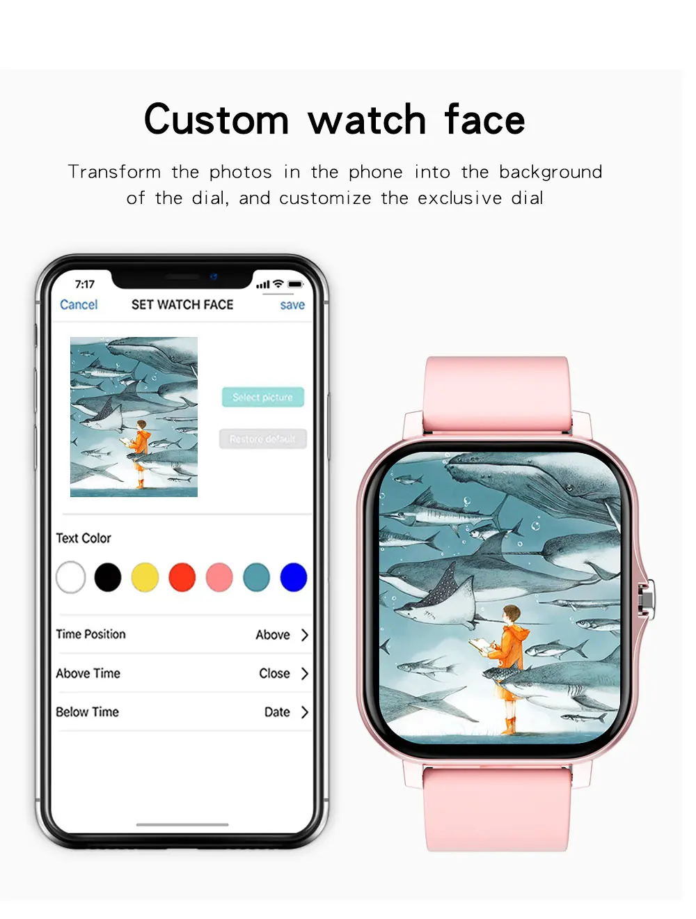 LIGE 2021 New Smart Watch Women Men Bluetooth Call Fitness Tracking Heart Rate Custom Dial Sports Waterproof Women's Smartwatch