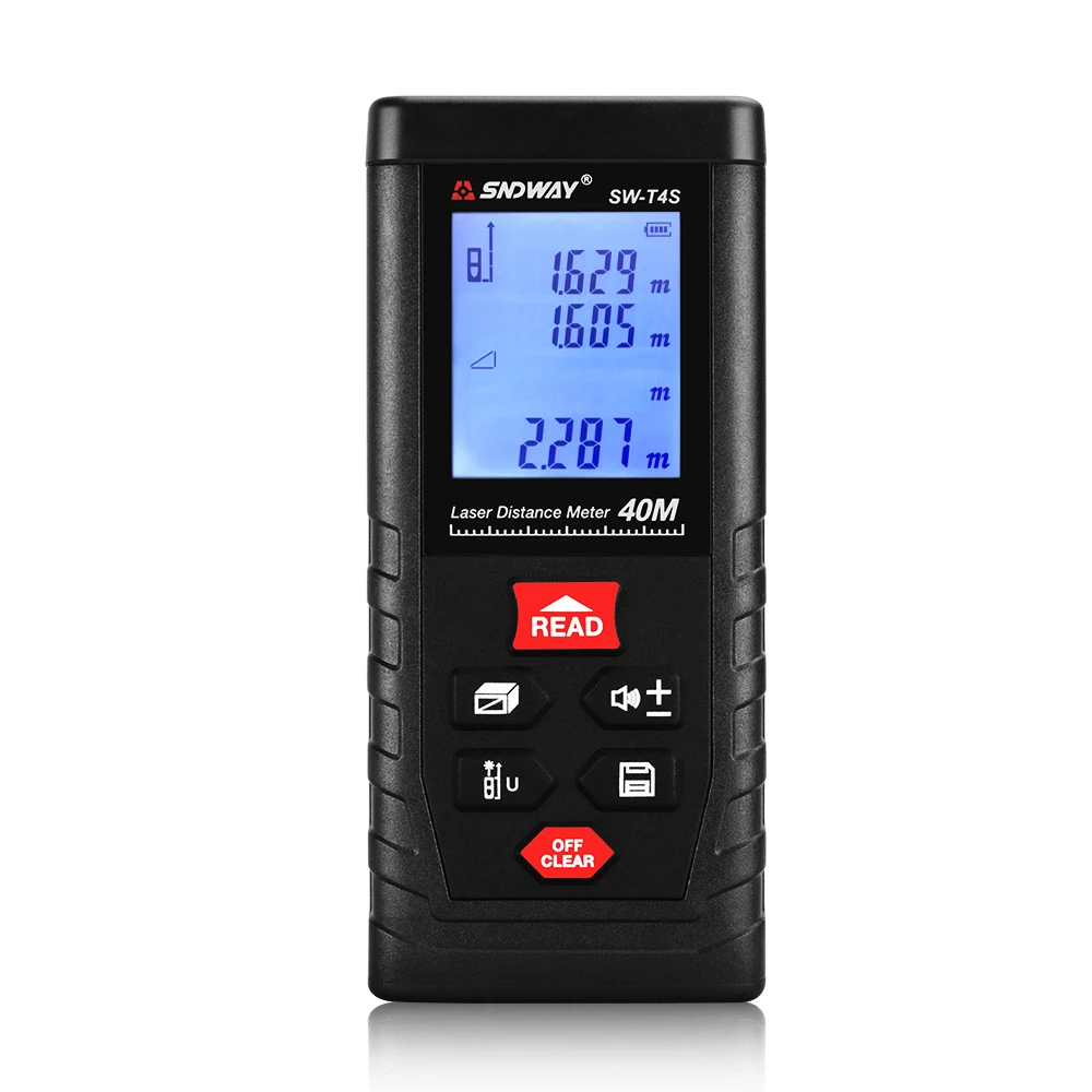 Digital Laser Distance Meter 40m 60m 70m 80m 100m 120m Laser Rangefinder range finder tape distance measure ruler Roulette tools