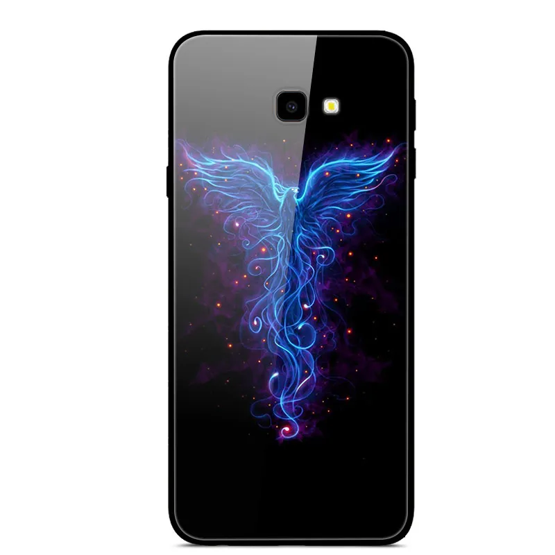 27 Для samsung J4 Plus чехол закаленное стекло твердая задняя крышка для samsung Galaxy J4 Plus чехол J 4 Plus A20E A2 Core Note 10 Plus - Цвет: 27