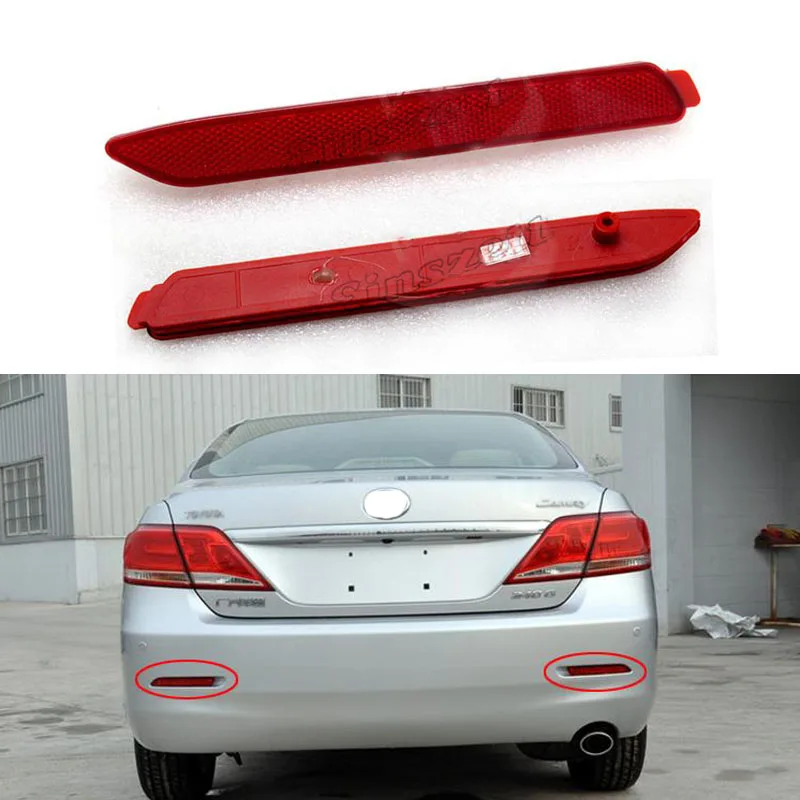 

2pcs Auto Rear Bumper Lights Reflector Side Lamp for Toyota Camry 2006-2011 OEM: 81910-48010 Car Accessories