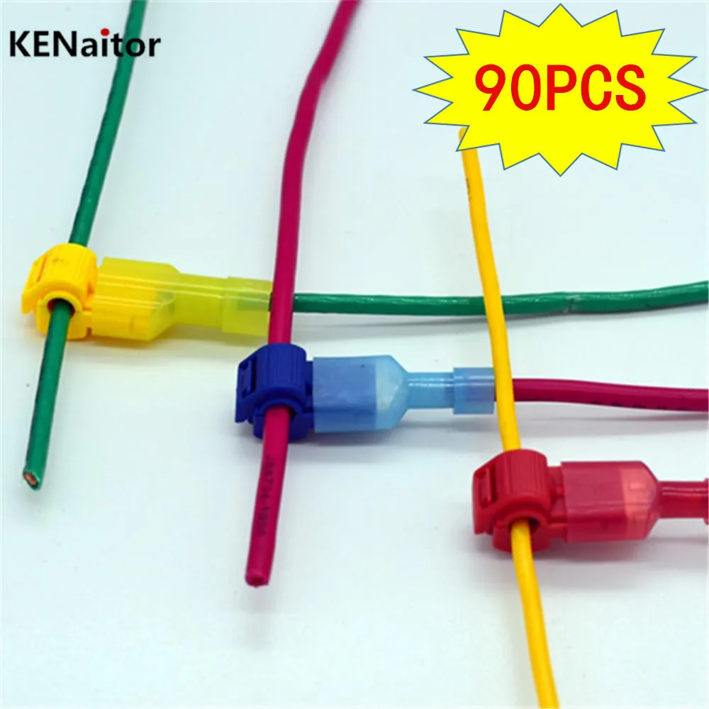 90 шт. обжимные клеммы для кабелей 0 5 6 мм|cable connector terminal|connector terminalquick splice |