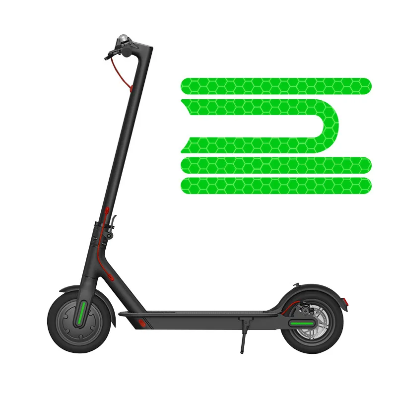 

For Xiaomi Mijia M365 Electric Scooter Reflective Sticker Anti-cursor Sharing Accessories Night Safety Warning Strip ZX00