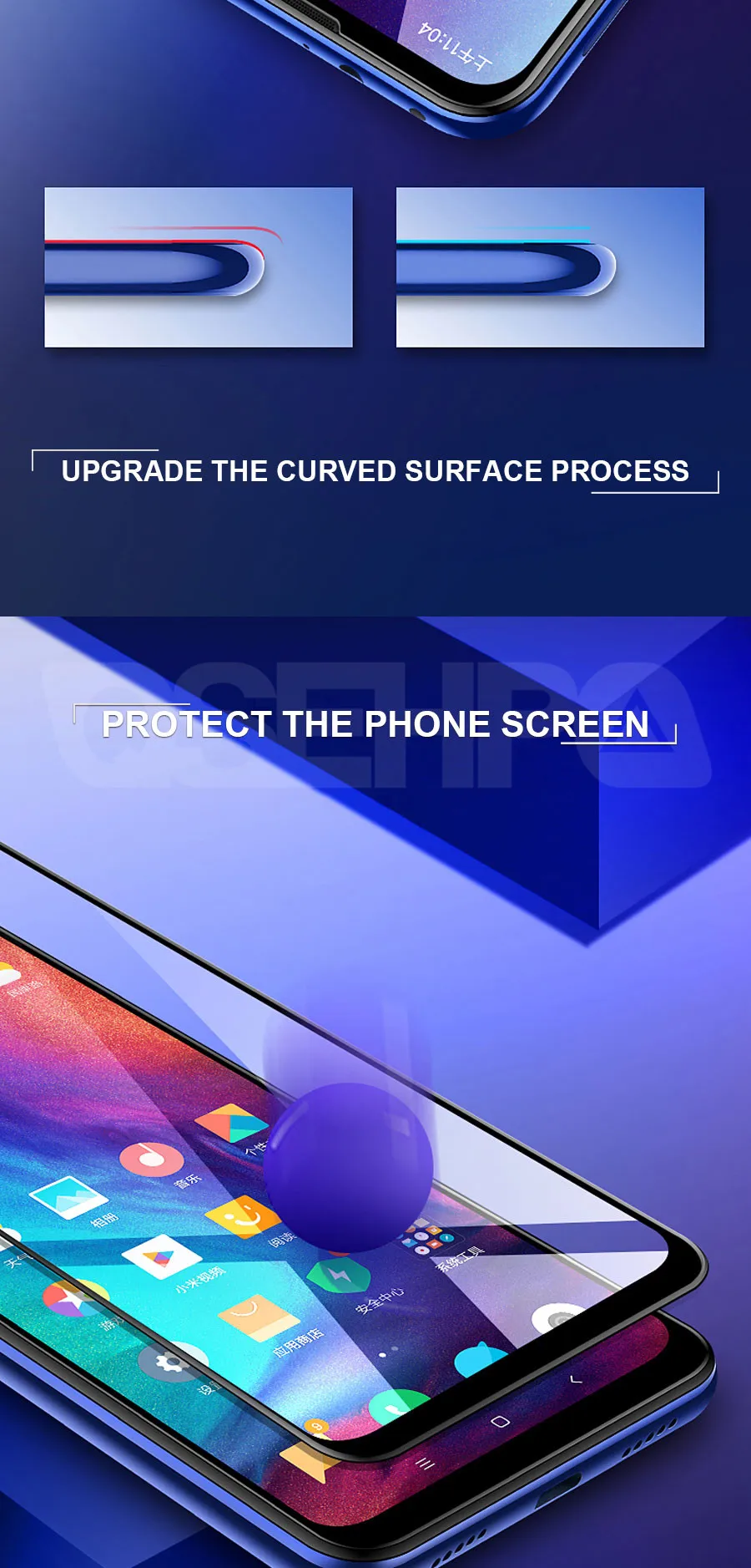 9D Защитное стекло для Xiaomi Redmi 7 7A 6A 5A S2 закаленное защитное стекло для Redmi 6 Pro 5 Plus K20 Note 7 6 Pro стеклянная пленка