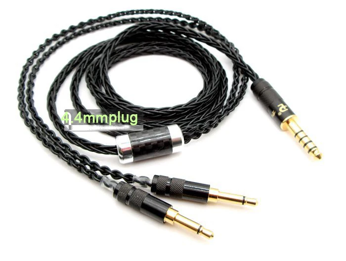 8 Cores 2 5 3 5MM 4 4mm Balanced Upgrade Cable for Denon AH D7200 AH D5200 d9200 Headphone