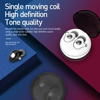 

Bluetooth Earphone 5.0 Wireless Headset Bass High quality Sports Sweatproof Magnetic Stereo In ear With Microphone All Phone