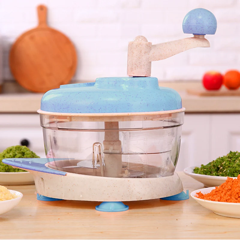 

Food Processor Manual Multifunctional Meat Grinder Hand Pulling Chopper for Home Kitchen DTT88