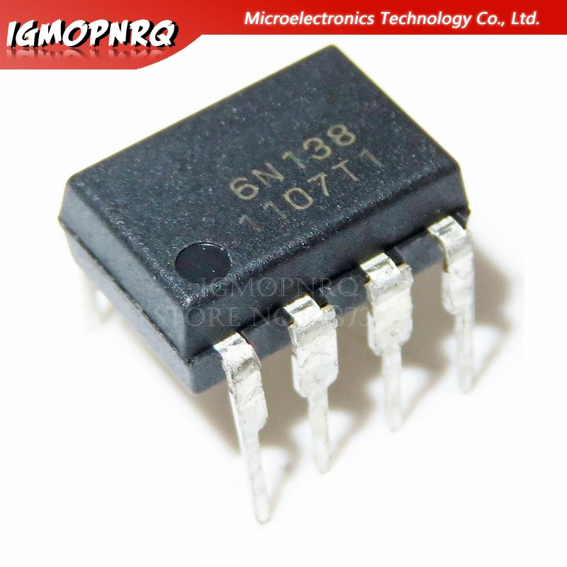 10 шт. 6N135 6N136 DIP8 6N137 DIP 6N138 6N139 DIP-8 | Электронные компоненты и принадлежности