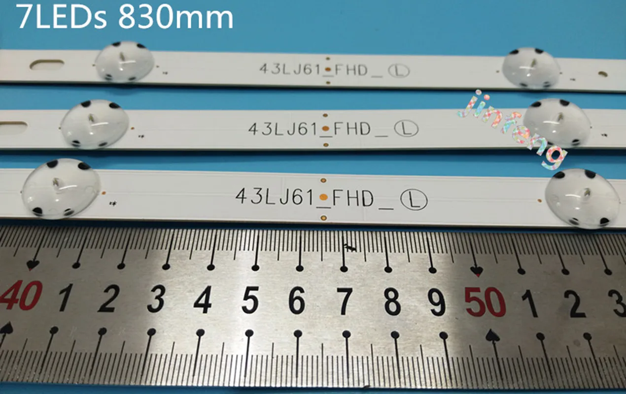 30 шт. Светодиодная лента для подсветки LG 43UK6300PLB 43UJ651V 43UJ701V 43uj65 _ uhd_l innotek 17Y 43inch_A
