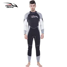 

3MM Men Scuba Full Body Neoprene Spearfishing Wetsuit One Piece Snorkeling Surfing Cold-proof Swimming Diving Suit SportWear