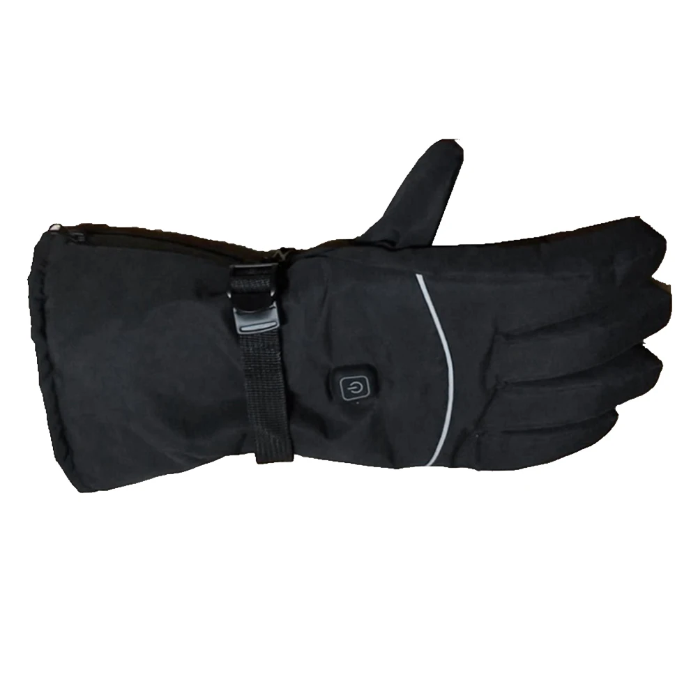 1 Pair Hiking Third Gear Skiing Adjustable Temperature Battery Outdoors Climbing Sports Waterproof Electric Heated Gloves Winter