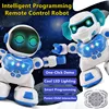 One-Click Demo Intelligent Programming Remote Control Robot Dynamic Music Parent-Child Companionship LED Lights RC Toy For Kids 1
