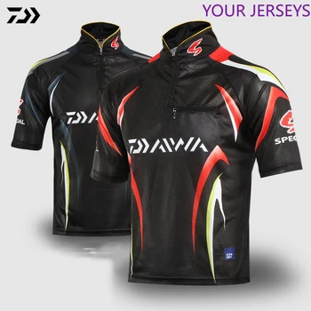 

2020 DAIWA Clothing Fishing Men Fishing Clothes UV Protection Moisture Wicking Breathable Short Sleeve Fishing Shirt Camisas Pes