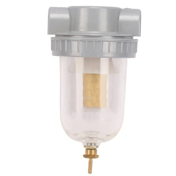 

1/2 Inch Pneumatic Parts Air Filter Oil Water Separation Volume Air Compressor Line Water Trap Filter Separator QSL-15