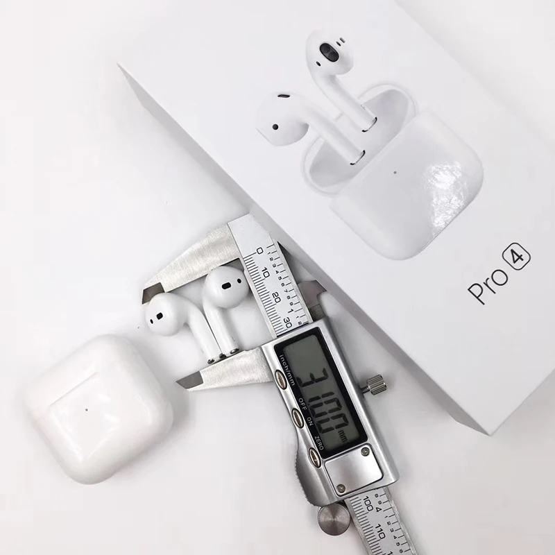 Airpodding Pro 4 Wireless Bluetooth Earphone TWS Headphones HiFi Music Earbuds Sports Gaming Headset For iPhone Xiaomi huawei