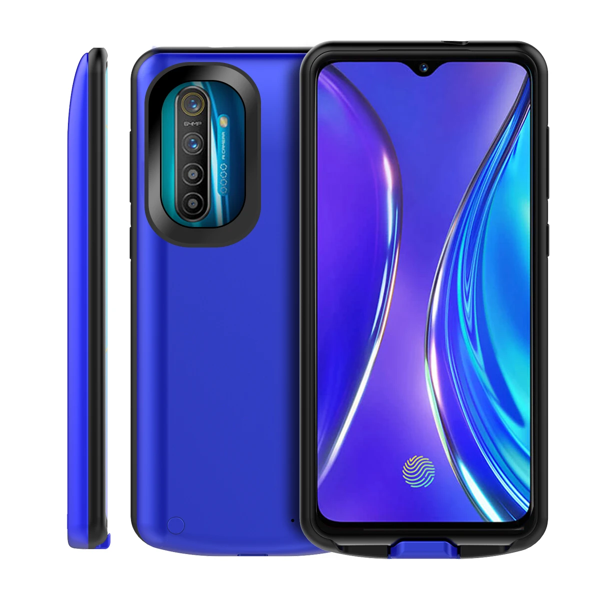 Для Oppo Realme X2 чехол для зарядного устройства 6500 мАч Расширенный резервный внешний аккумулятор чехол для аккумулятора для Realme X2 Pro Чехол Для Телефона