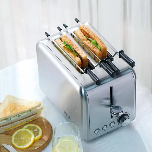 Deerma Bread Baking Machine Electric Toaster Household Automatic Breakfast Toast Sandwich Maker Reheat Kitchen Grill Oven 2