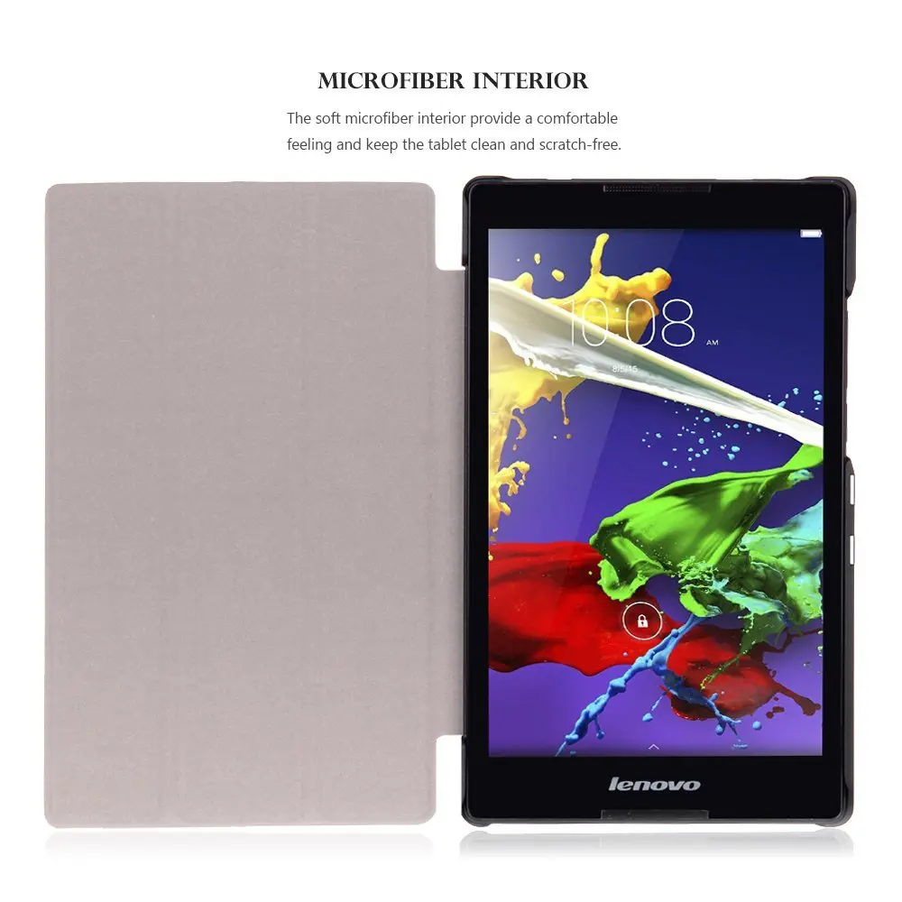 Чехол-подставка из искусственной кожи для lenovo Tab 3 8,0 850F/M TB3-850M TB-850M Tab3-850, защитный чехол для планшета