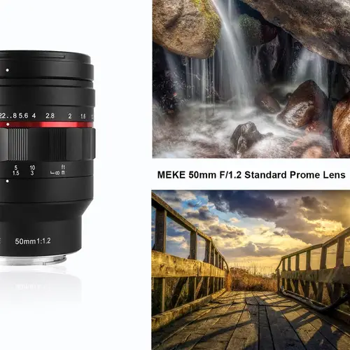 Meike 50mm F1.2 대구경 풀 프레임 수동 초점 렌즈, 소니 E 마운트/니콘 Z 마운트/캐논 EF/ RF /L 마운트 카메라 용 3