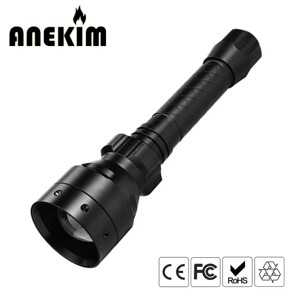 IR 940nm Long Range LED Zoombar Infrarot Nachtsicht Jagd Taschenlampe Licht AKKU 
