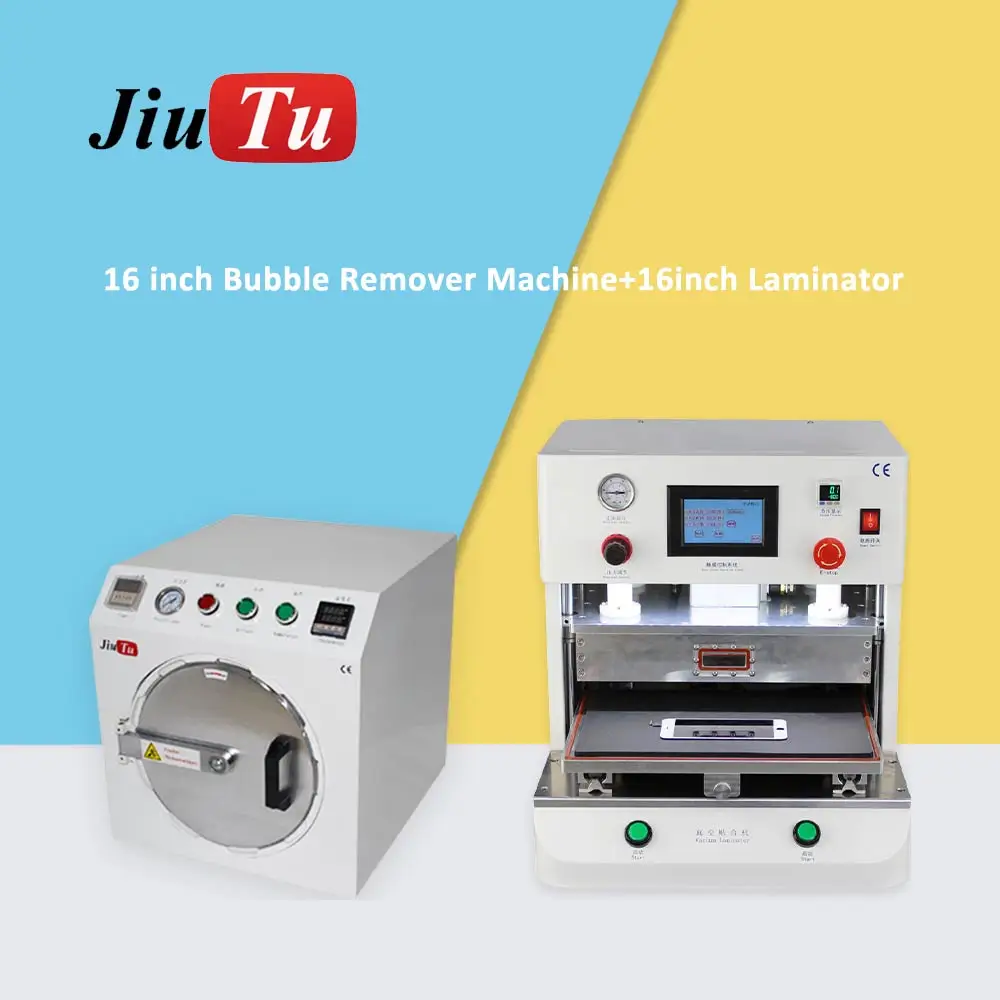 Jiutu LCD Vacuum Laminating Machine Bubble Remover Machine For iPad Air Fit Under 16 Inch