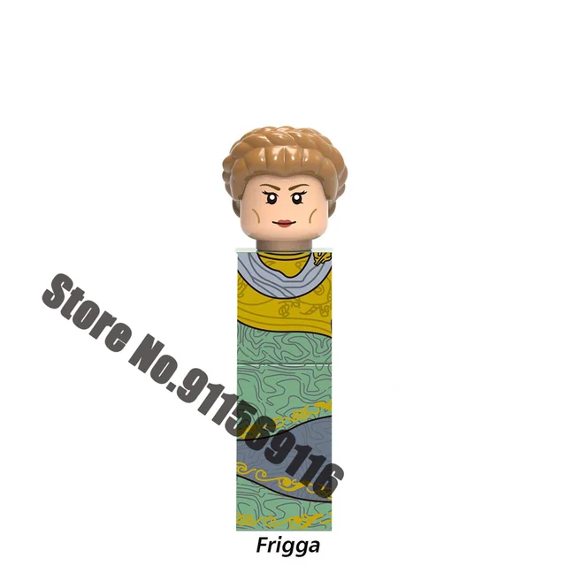 Superhero Building blocks Loki Sylvie Iron Man Spiderman Hulk Thor Captain America Venom Groot Thanos Vision Falcon Deadpool Toy A-X1358