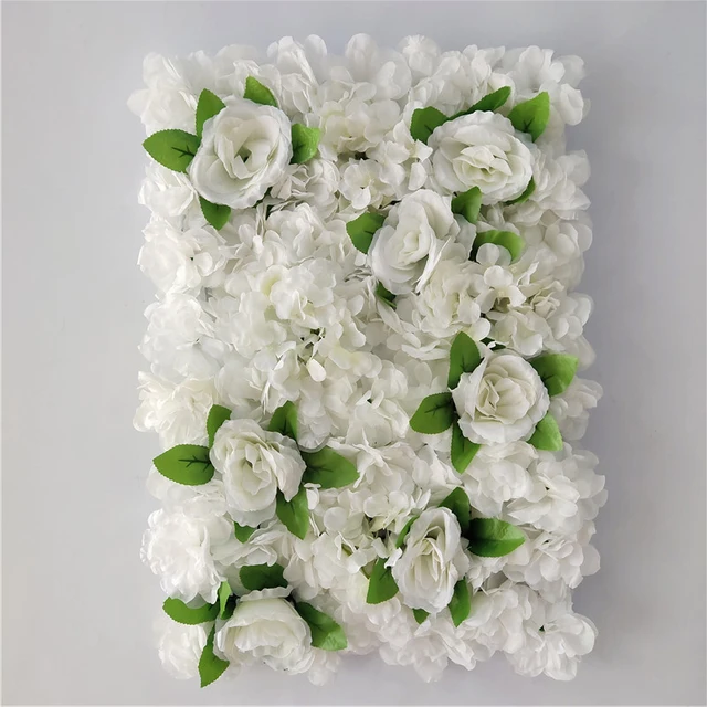 Silk Artificial Flower Wall Panels Handmade Decor Wedding Baby Shower Birthday Party  Shop Backdrop Flower Backdrops Decoration A1