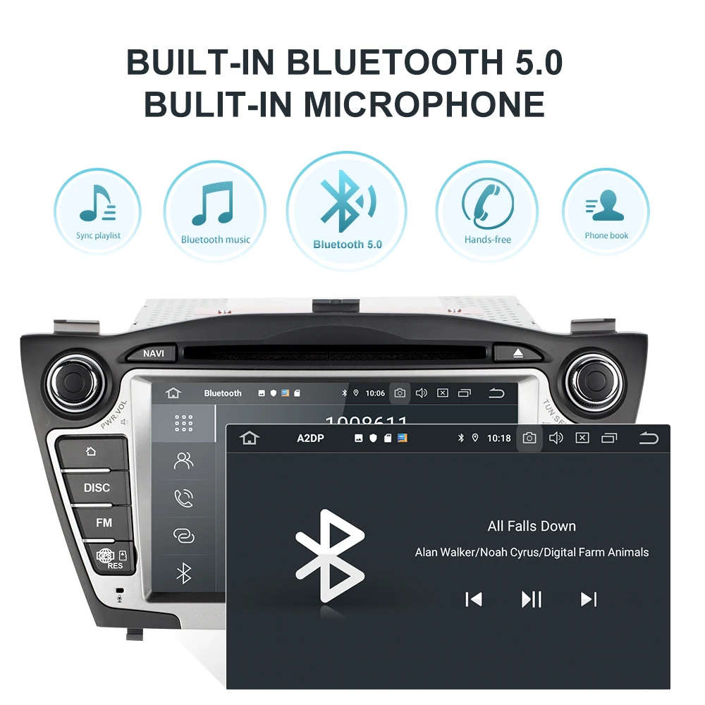 Isudar PX6 2 Din Android 10 Автомобильный мультимедийный плеер GPS для Hyundai/IX35/TUCSON 2009 2015 Canbus