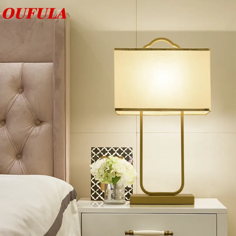 

WPD Table Lamp Desk Light Modern Contemporary Office Creative Decoration Fabric for Foyer Living Room Bed Room Hotel
