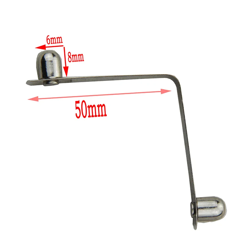 Seafard 6X 8mm Stainless Steel Kayak Paddle Awning Tent Pole Spring Snap Button Clip