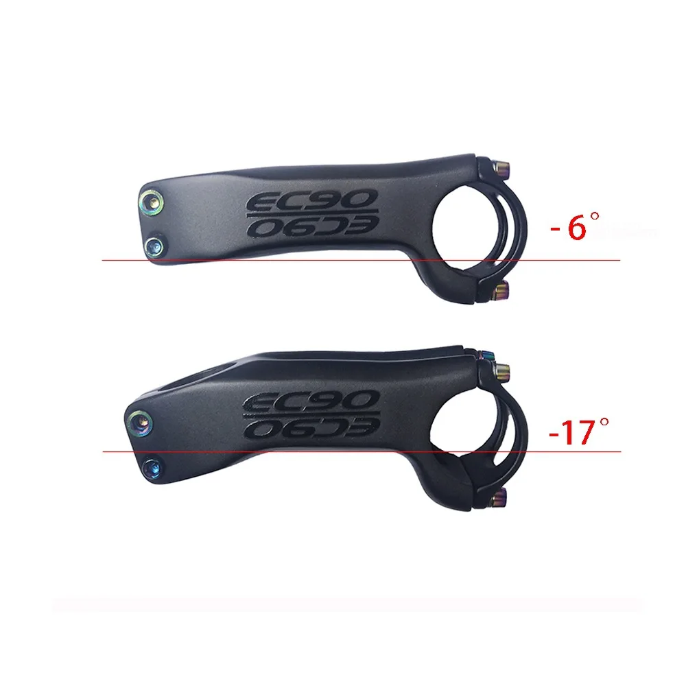 

EC90 new T1000 Carbon MTB Mountain bike 6/17 degree 31.8MM Road Bike carbon stem positive and negative Cycling part Bicycle Stem