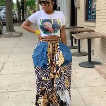 Yooneedi осенние дизайнерские сексуальные женские юбки с цветным принтом женские макси юбки OME-9610