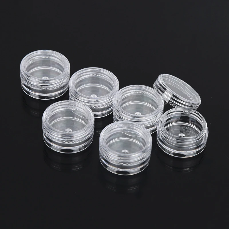 Cosmetic Cream Bottle Makeup Empty Bottle Cosmetic Bottle Moisturizer Jar Cosmetic Sample Container Cosmetic Dispenser Bottle Refillable Cosmetic Bottle Cosmetic Bottle Set Cosmetic Pot Jars 100Pcs 3/5g Small Empty Cosmetic Refillable Bottles Plastic Eyeshadow Makeup Face Cream Jar Pot Container