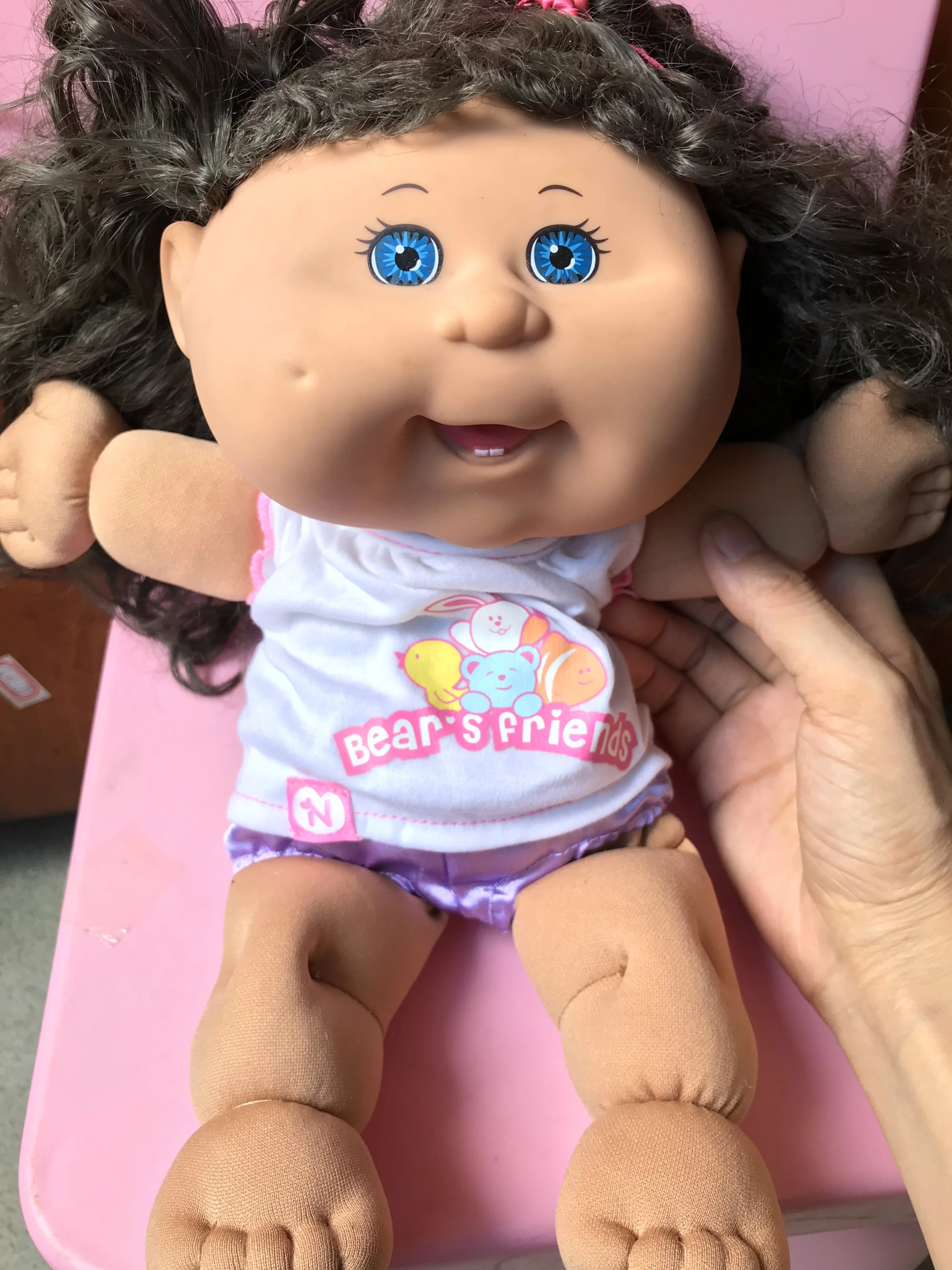 angry cabbage patch doll