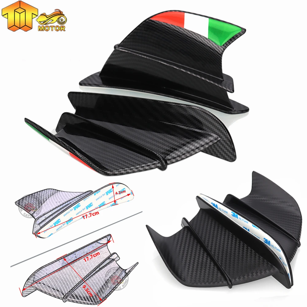Мотоциклетный воздушный спойлер Winglet для Yamaha YZF R1 R1M RS1 R3 R6 R6S R25 R125 125R YZF600R YZF750R YBR125