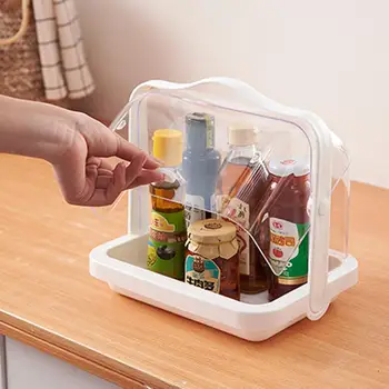 

Food Medicine Storage Box Home Portable Kitchen Bread Snacks Seasoning Bottle Organizer Cosmetics Finishing Boxes