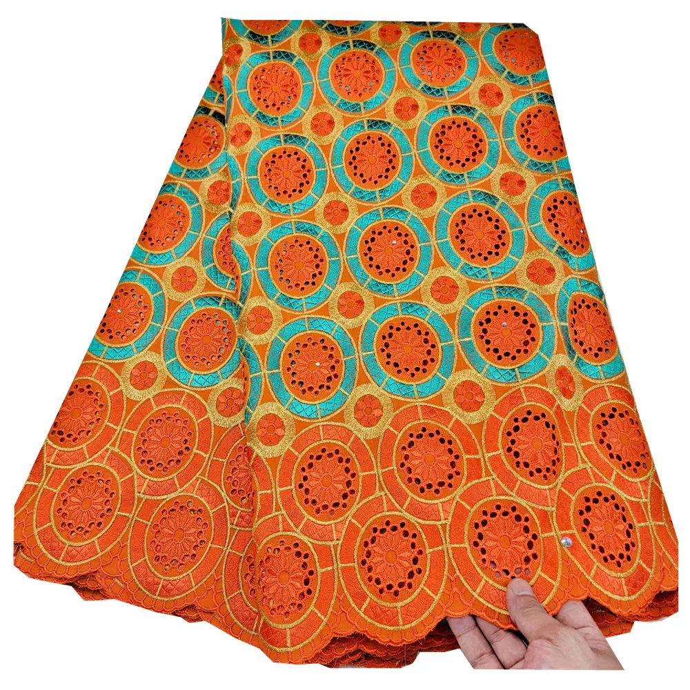 

African Lace Fabric 2021 High Quality Embroidery Dry Lace With Stones Swiss Voile Lace In Switzerland Fabric For Sewing h66-435